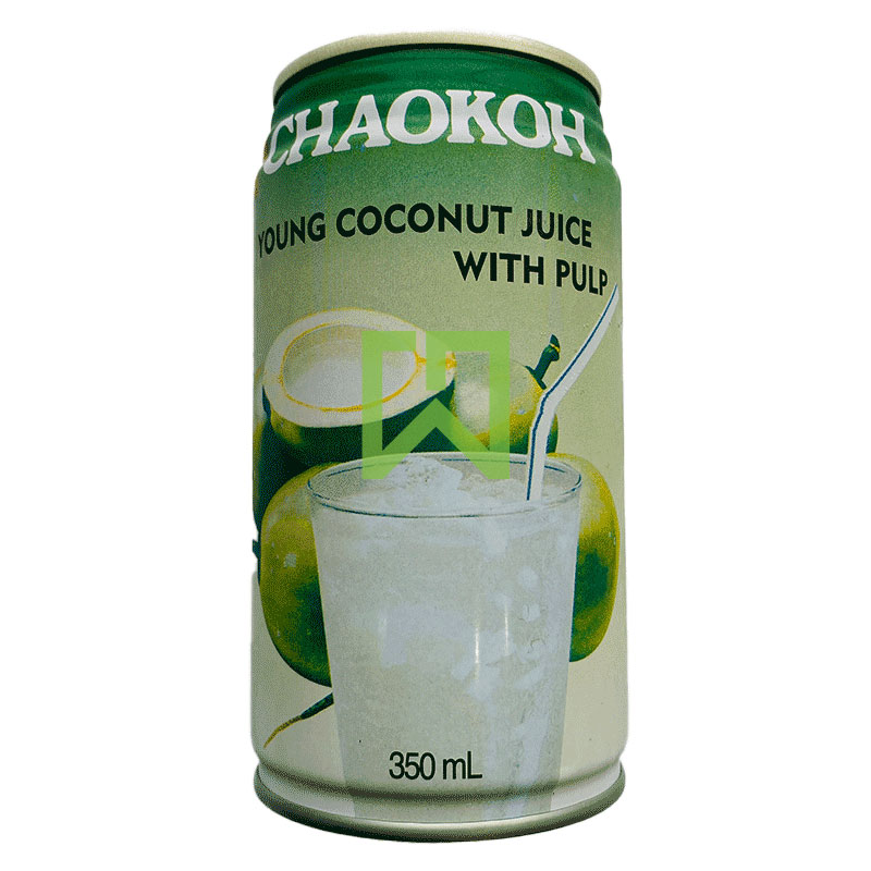Young Coconut Juice With Pulp Chaokoh 350ml