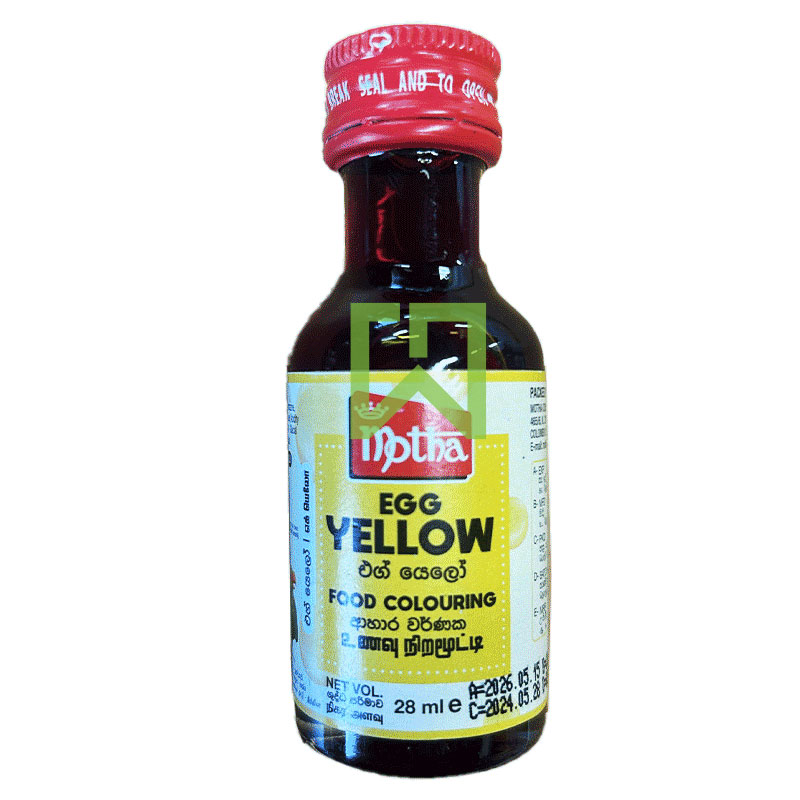 Egg Yellow Food Colouring Motha 28ml