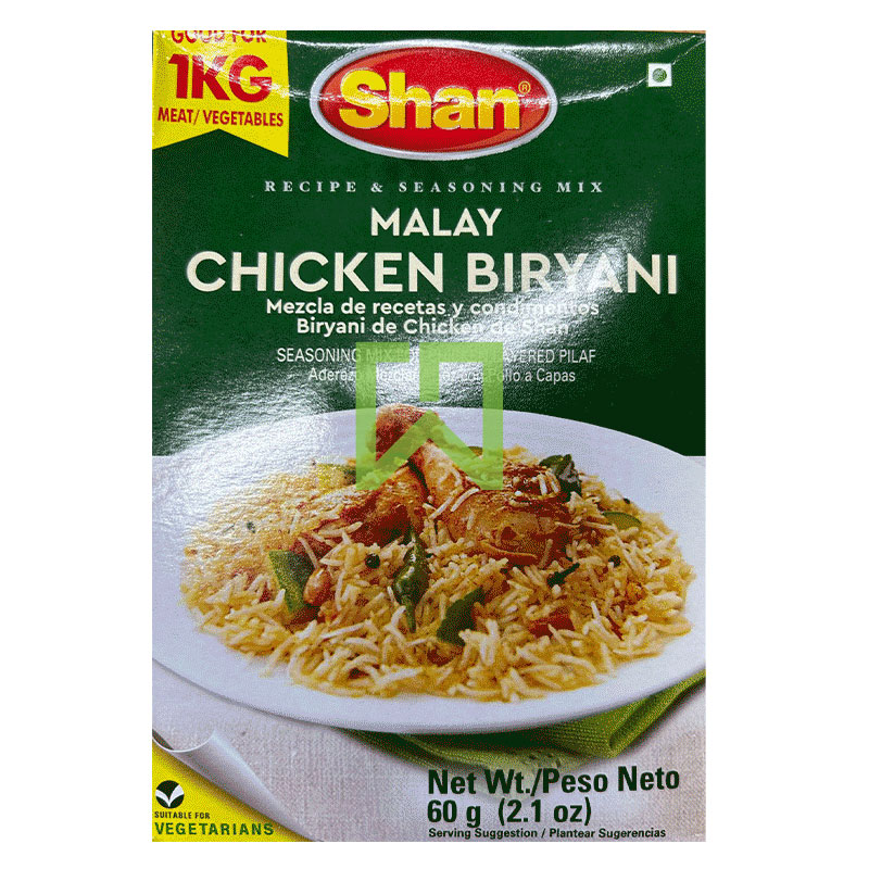 Malay Chicken Biryani Mix Shan 60g