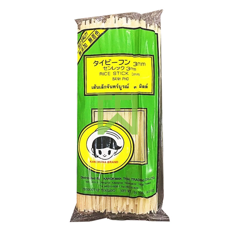 Rice Vermicelli 1mm (Rice Sticks) Thai 400g